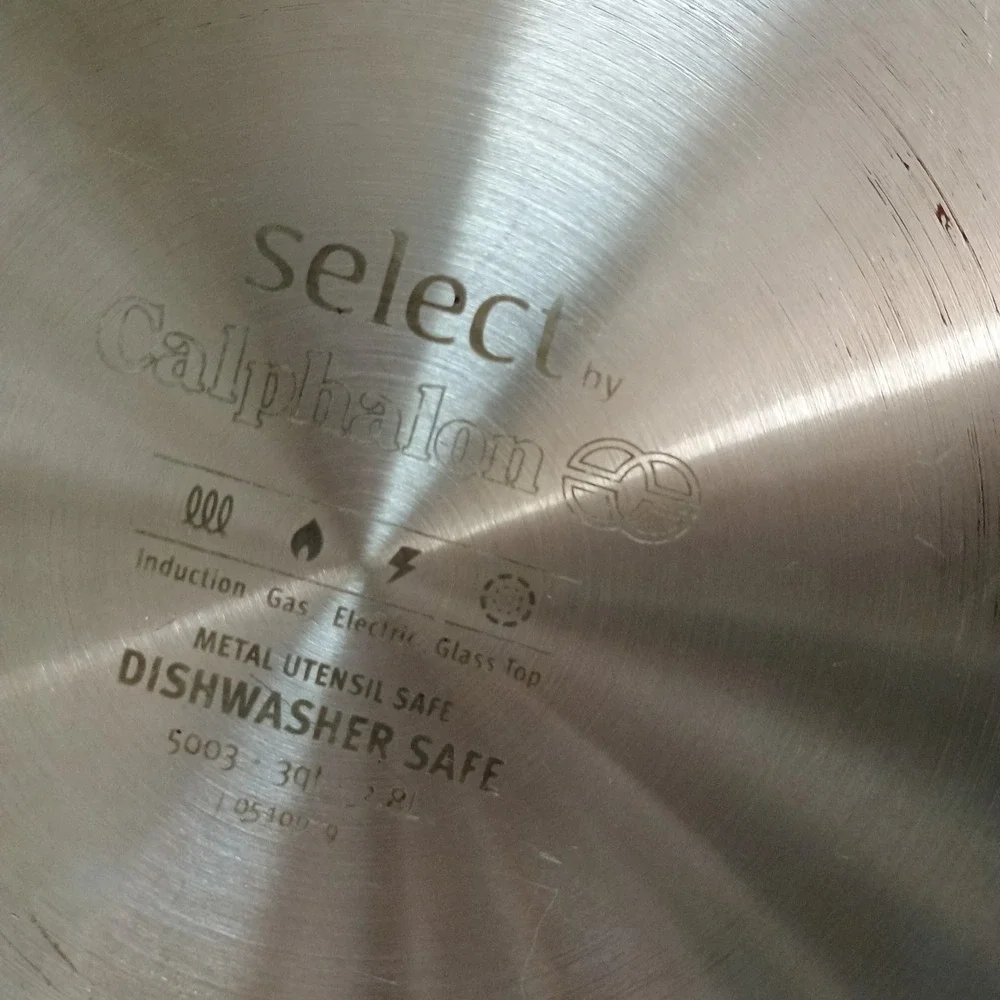 Calphalon Select Stainless Skillet 3 Quart 10 Inch 5003 No Lid